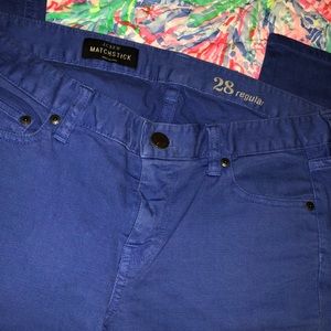 J. Crew Jeans - J Crew Periwinkle Matchstick Jeans J. Crew Jeans - J Crew Periwinkle Matchstick Jeans